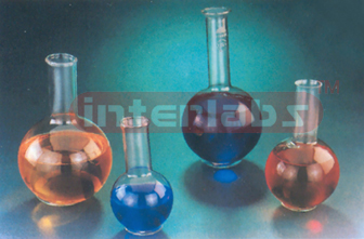 FLASKS BOILING, ROUND BOTTOM, SHORT NECK, STUDENTS